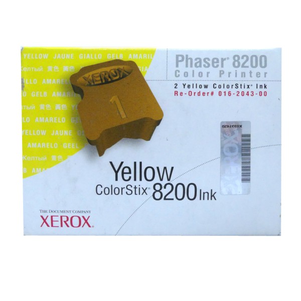 Original Xerox Tinte 016204300 gelb für Phaser 8200