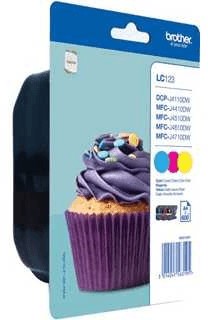 61019_Original_Brother_Tinte_Patrone_LC-123Multipack_3-farbig_für_MFC-J_4410_6520_6720_6920