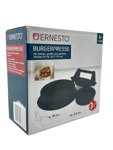 54987_ERNESTO_Burgerpresse_Set_6-teilig_Burgerbunformen_spülmaschinengeeignet_BPA-frei