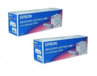 2x Original Epson Toner C13S050156 magenta für Aculaser C 900 B-Ware