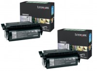 2x Original Lexmark Toner 1382925 schwarz Optra S 1250 1255 1620 1855 2420 1650