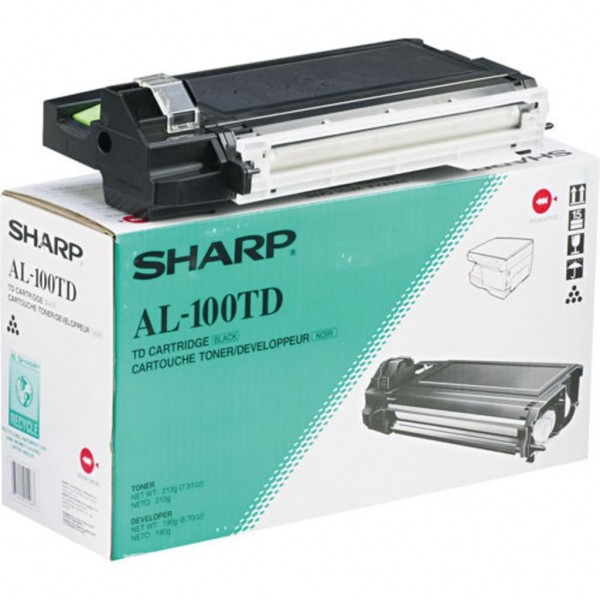 Original Sharp Toner AL-100TD black für AL 1000 1250 1351 1631 B-Ware