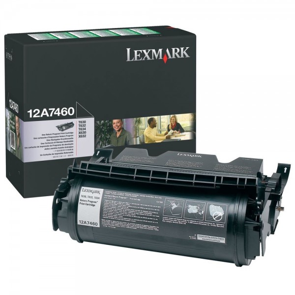 Original Lexmark Toner 12A7460 für T630 T632 T634 X630 X632 oV