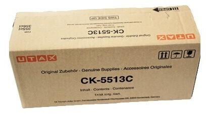 60898_Original_Utax_Toner_CK-5513C_cyan_für_Triumph-Adler_355_Ci_356_Ci_A-Ware