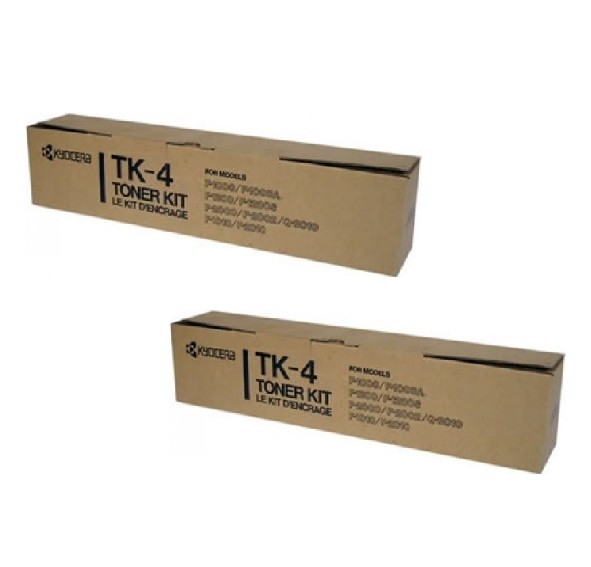 2x Original Kyocera Toner TK-4 schwarz für F1000 1200 2000 2002