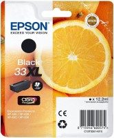 Original Epson Tinte Patrone 33XL schwarz für Expression Home XP 530 630 635 830