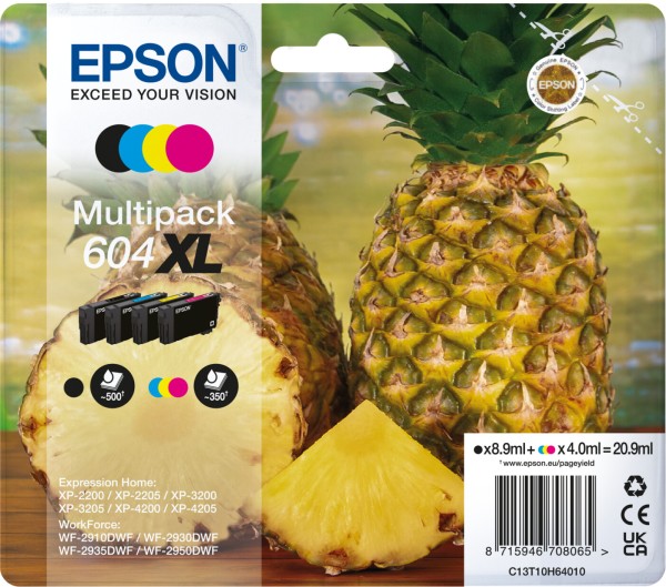 57507_Original_Epson_Tintenpatrone_604_XL_Multipack_C13T10H64010_4-farbig_für_Expression_2200_2205_4200