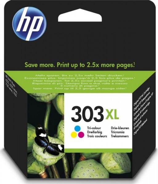 Original HP 303 XL Tinte Patrone farbig Photo 6220 6230 6255 7134 7155
