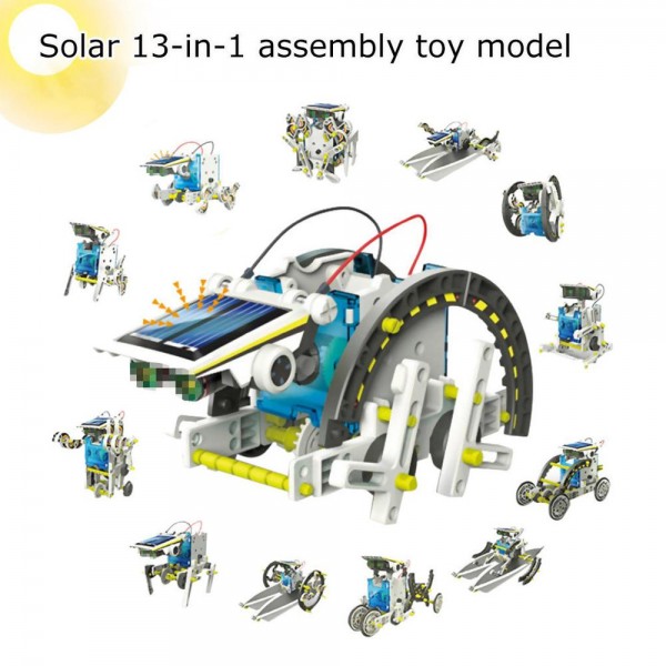49200_13in1_Solar_Roboter_Spielzeug_Transformation_DIY_Bausatz_Solarbetrieben