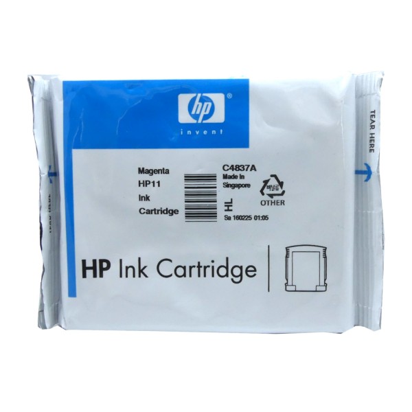 Original HP Tinten Patrone 11 magenta für InkJet 1100 1700 2200 2250 2300 2600 Blister