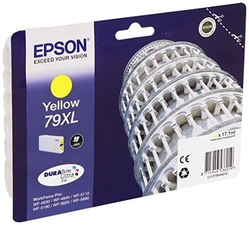 Original Epson Tinte Patrone 79XL gelb WF 4600 4630 4640 5100 5110 5190