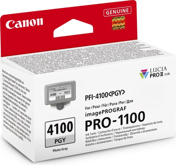 61190_Original_Canon_Tinte_PFI-4100_Foto_grau_für_Pro-1100_OEM