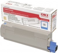 Original OKI Toner 43324423 cyan für C 5500 5550 5800 5900 B-Ware
