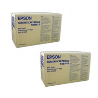 2x Original Epson Toner S051016 schwarz für EPL 5600 N1200 B-Ware