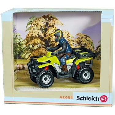 Schleich Wild Life - Quad mit Fahrer - Spielfigur 42051