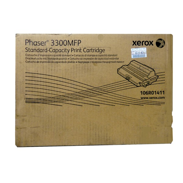 44302_Original_Xerox_Toner_106R01411_schwarz_für_Phaser_3300_MFP_B-Ware