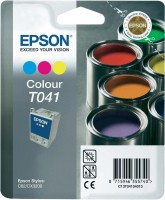 Original Epson Tinten Patrone T041 farbig für Stylus 3200 62 Seiko 2500