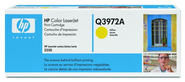 Original HP Toner Q3972A 123A für Color Laserjet 2550 2820 B-Ware