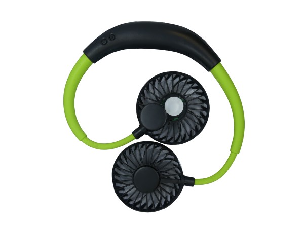 49236_Lüfter_mit_Nackenhalterung_Ventilator_Nackenband_Umhängeventilator_wiederaufladbar_schwarz_grün