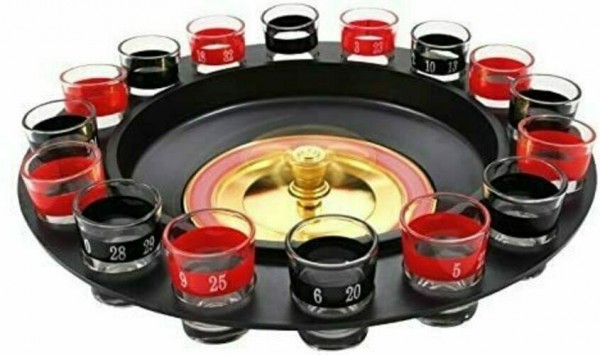 Roulette Trinkspiel für Erwachsene Saufspiel Geschenkidee Partyspiel Casino 