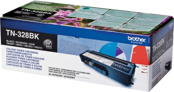 Original Brother Toner TN-328BK für MFC 9970CDW DCP-9270CDN oV