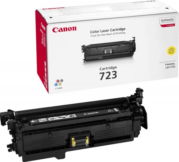 Original Canon Toner 2641B011 CRG 723 gelb für I-Sensys LBP-7750 cdn B-Ware