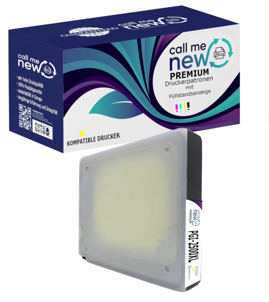 57064_callmenew_Premium_TINTE_PATRONE_für_CANON_PGI-2500XL_gelb_Maxify_iB4000_MB5000_5100_5300_5400