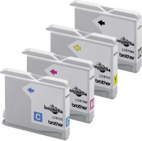4x Original Brother Tinte LC-970 für DCP 135 150 153 157 MFC 235 260 Blister