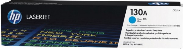 Original HP Toner 130A CF351A cyan für Laserjet MFP M 176 177 B-Ware