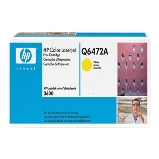 Original HP Toner Q6472A 502A für HP Color Laserjet 3600 3600DN B-Ware