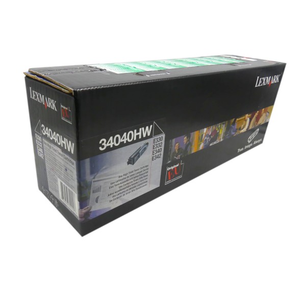 46225_Original_Lexmark_Toner_34040HW_schwarz_für_E330_E332_E340_E342_Neutrale_Schachtel