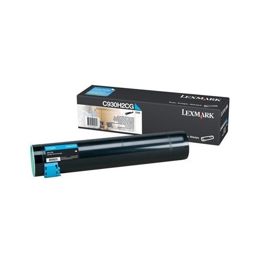 46412_Original_Lexmark_Toner_C930H2CG_cyan_für_C_930_C_935_Neutrale_Schachtel
