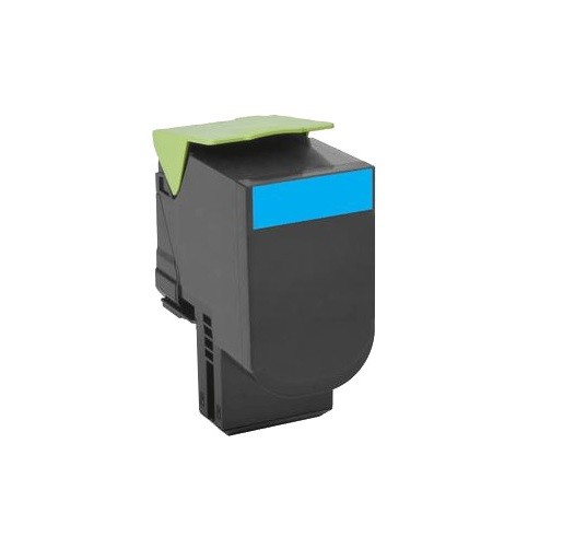 62345_Original_Lexmark_Toner_802HC_80C2HC0_cyan_für_CX410_CX510_B-Ware
